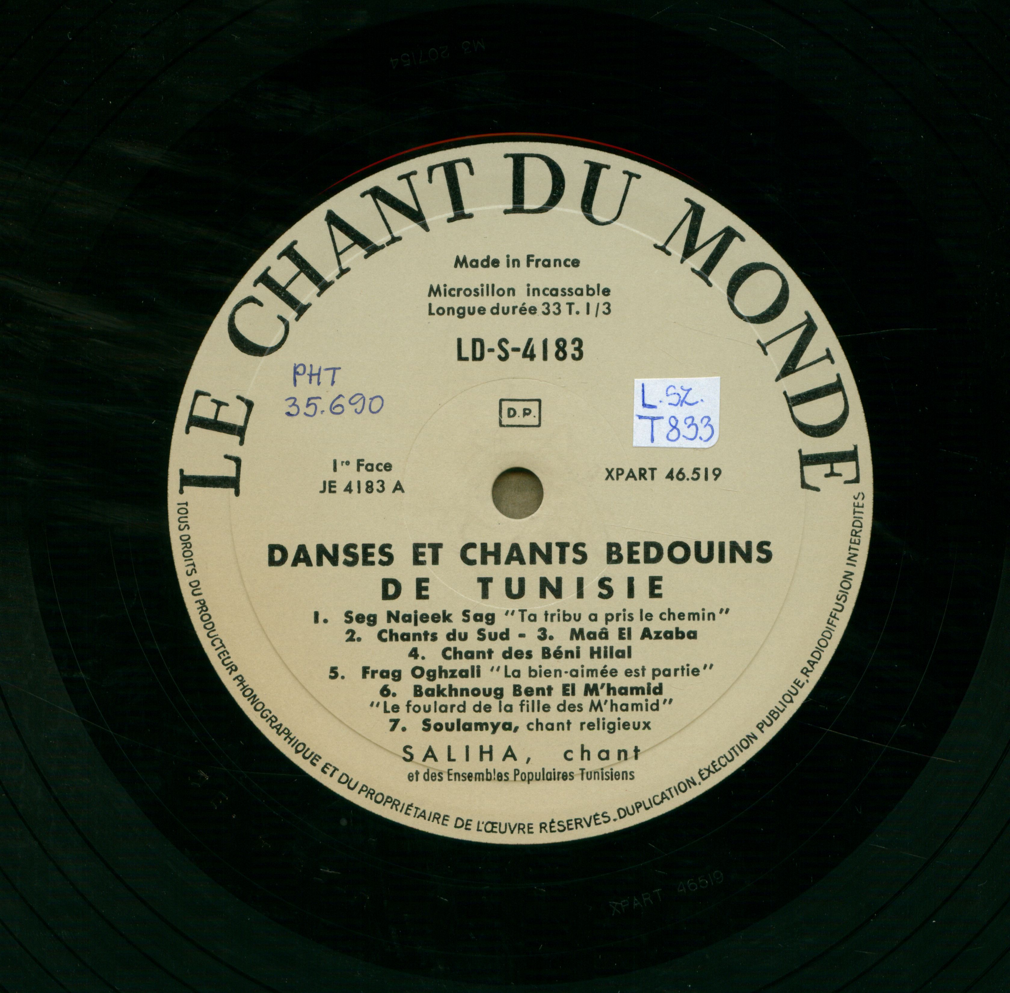 Danses et chants bedouins de Tunisie